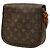Bolso bandolera Louis Vuitton Monogram Saint Cloud MM Castaño - vista 2