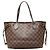Borsa Louis Vuitton Damier Neverfull PM Marrone