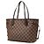 Borsa Louis Vuitton Damier Neverfull PM Marrone - vista 2
