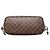 Borsa Louis Vuitton Damier Neverfull PM Marrone - vista 3