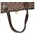 Borsa Louis Vuitton Damier Neverfull PM Marrone - vista 8