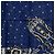 Silk In Hermès Foulard Bandana Hermes Carre 55 Brides et Déstaing Blu navy - vista 3