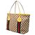 Borsa Tote Gucci GG Canvas Sherry Line Jolie Marrone Beige - vista 2