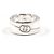 Anillo GUCCI Diagonal Interlocking G Plata