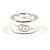 Anillo Gucci Diagonal Interlocking G Plata