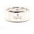 Anello GUCCI Band con G intrecciate diagonali Argento - vista 5