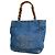 Borsa Tote Chanel in denim blu