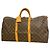 Louis Vuitton Boston Monogram Keepall Bandoulière 50 Braun