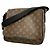 Bolso de hombro Louis Vuitton Monogram Macassar District PM Castaño