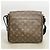 Bolso de hombro Louis Vuitton Monogram Macassar District PM Castaño - vista 11