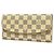 Louis Vuitton Damier Azur Portefeuille Emilie Long Wallet Rosa