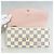 Louis Vuitton Damier Azur Portefeuille Emilie Long Wallet Rosa - vista 8