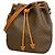 Céline Bolsa de Ombro Celine Macadam Marrom