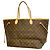 Louis Vuitton Monogram Neverfull GM Tote Bag Braun
