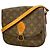 Bolso de hombro Louis Vuitton Monogram Saint Cloud Castaño