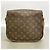 Bolso de hombro Louis Vuitton Monogram Saint Cloud Castaño - vista 13