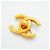 Broche Chanel chapado en oro Dorado - vista 2