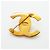 Broche Chanel chapado en oro Dorado - vista 5