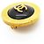 Chanel Coco Mark Circle Clip-Ohrringe Schwarz Golden - Ansicht 6