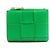 Cartera bi-fold de piel verde Bottega Veneta