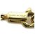 Céline Brazalete de Metal Dorado Celine - vista 10