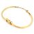 Céline Brazalete de Metal Dorado Celine - vista 2