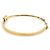 Céline Brazalete de Metal Dorado Celine - vista 3