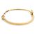 Céline Brazalete de Metal Dorado Celine - vista 5