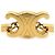 Céline Brazalete de Metal Dorado Celine - vista 6