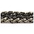 Colar Chanel Preto e Dourado - vista 5