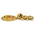 Collar de metal dorado Chanel - vista 3
