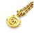 Collar de metal dorado Chanel - vista 4