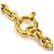Collar de metal dorado Chanel - vista 6