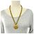Collar de metal dorado Chanel - vista 9