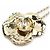 Colar Chanel Camélia Dourado - vista 3