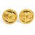 Chanel Gold Clip-On Ohrringe Golden