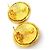 Chanel Gold Clip-On Ohrringe Golden - Ansicht 6