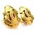 Orecchini a clip Chanel Gold D'oro - vista 2