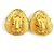 Orecchini a clip Chanel Gold D'oro - vista 3