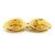 Orecchini a clip Chanel Gold D'oro - vista 4