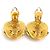 Orecchini a clip Chanel Gold D'oro - vista 5