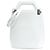 Gancini Bolso de mano/Bolso de hombro de cuero blanco Salvatore Ferragamo