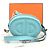 Hermès Bolsa de Ombro Hermes em Blue Atoll Azul - vista 14