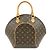 Louis Vuitton Ellipse Monogram Canvas MM Castaño