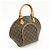 Louis Vuitton Ellipse Monogram Canvas MM Castaño - vista 4