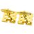 Alfred Dunhill Gemelli Dunhill in oro giallo 18K - vista 4