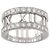 Autre Marque Anel Tiffany & Co. Atlas com Diamantes em Ouro Branco 18K - vista 2