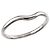 Autre Marque Tiffany & Co. Curved Band 2 Ring aus Platin - Ansicht 4