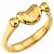 Autre Marque Tiffany & Co. Bean Ring in 18K Gelbgold - Ansicht 5
