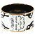 Hermès Pulsera Rígida Hermes HERMES Email TGM Negro Blanco